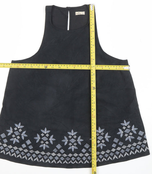 Womens UK Size S Hollister Black Camisole Tank