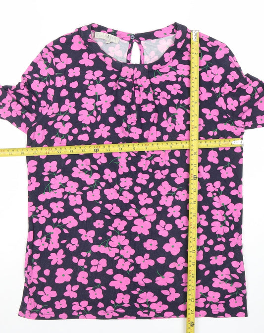 Womens UK Size S Hobbs Multicoloured Tunic Blouse
