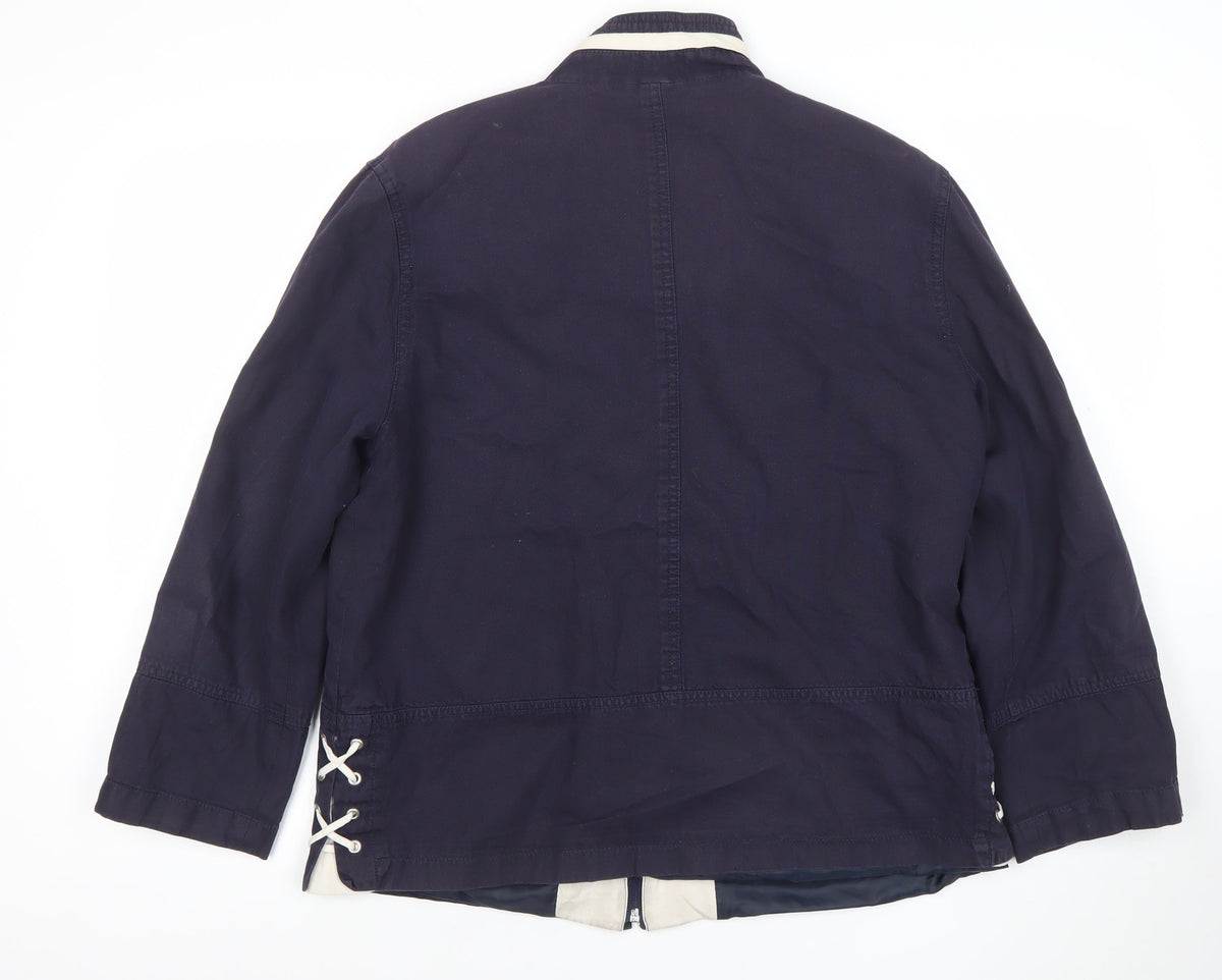 Mens UK Size L Steilmann Blue Basic Jacket