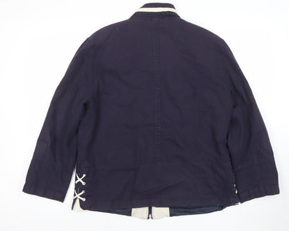 Mens UK Size L Steilmann Blue Basic Jacket
