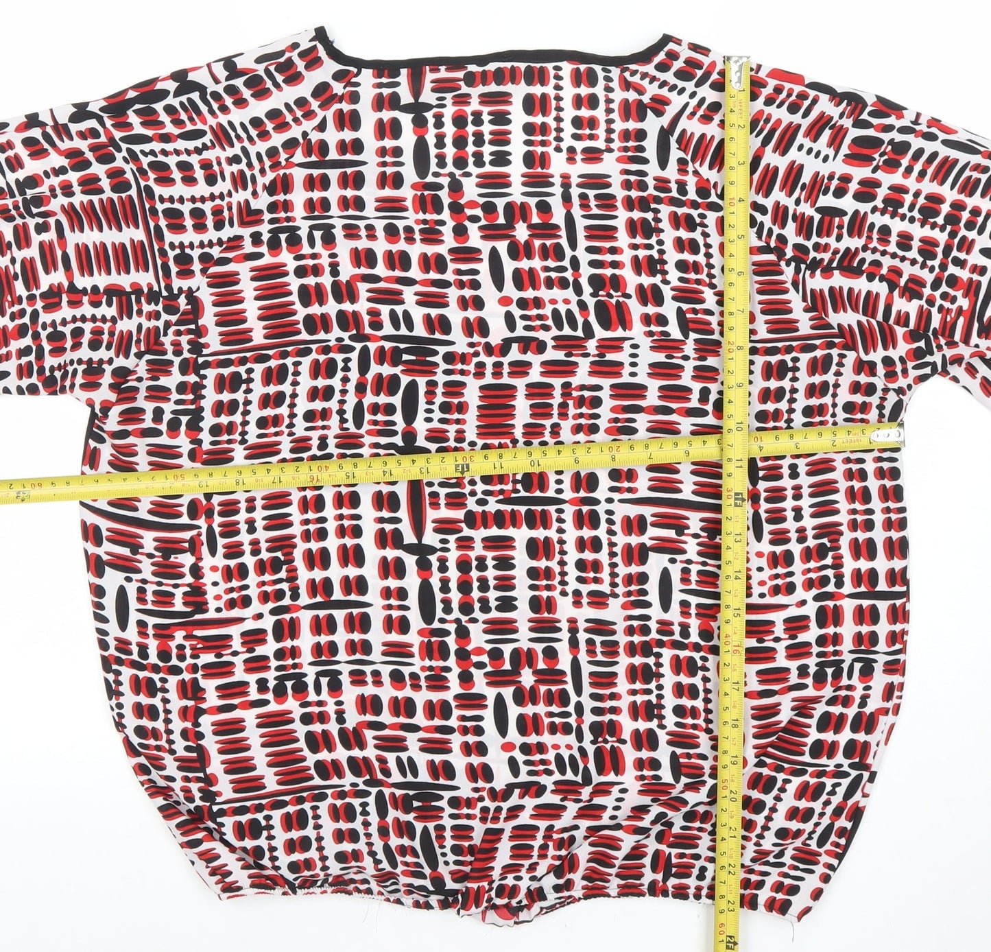Womens UK Size 14 Gerard Multicoloured Cropped Blouse