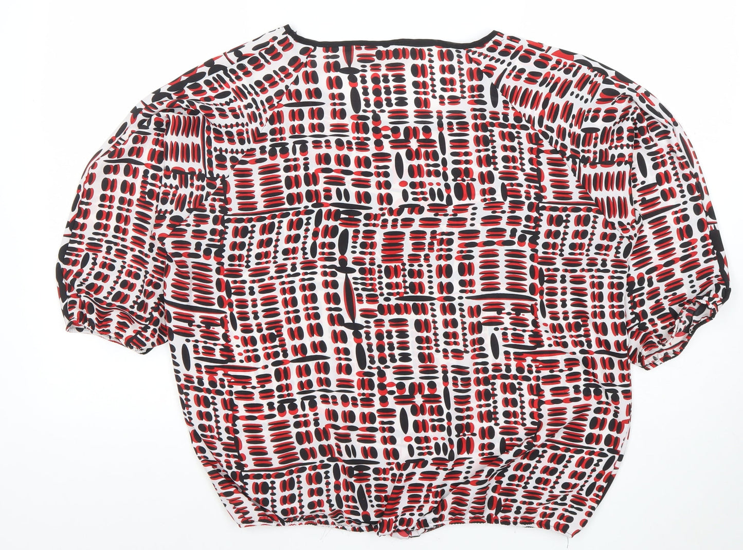 Womens UK Size 14 Gerard Multicoloured Cropped Blouse