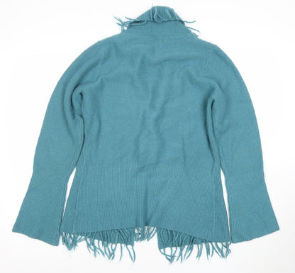 Womens UK Size 14 Soan Blue Cardigan Jumper