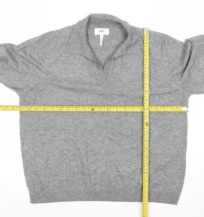 Womens UK Size M OBJECT Grey Pullover Jumper