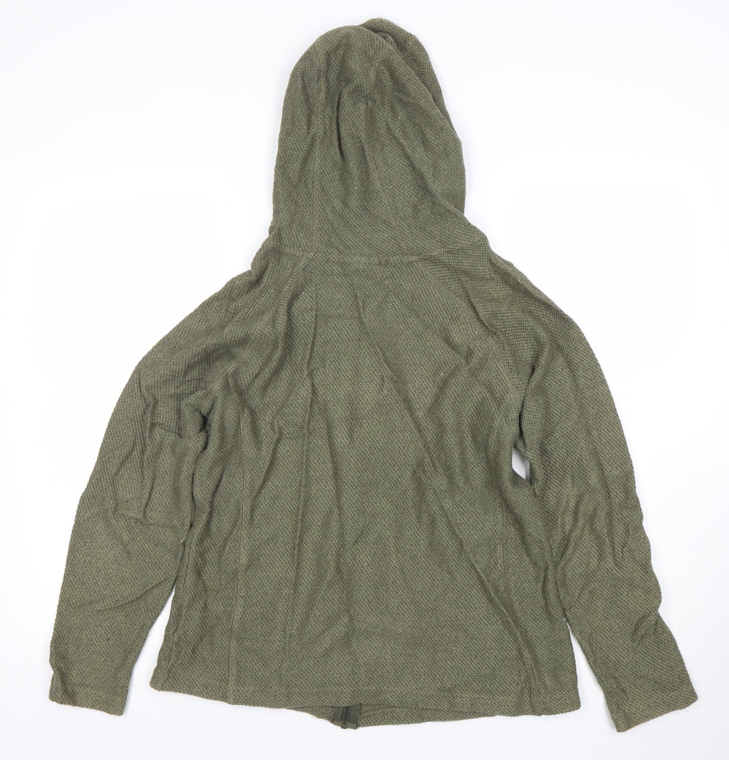 Womens UK Size 12 Mountain Warehouse Green Full Zip Hoodie