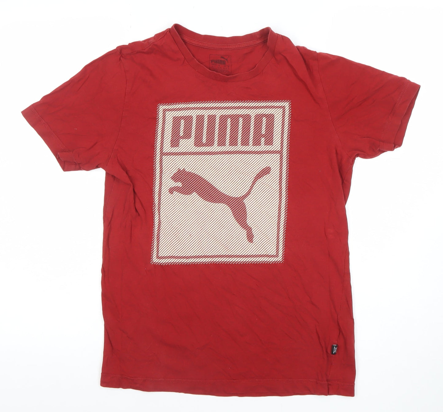 Mens UK Size S PUMA Red  T-Shirt