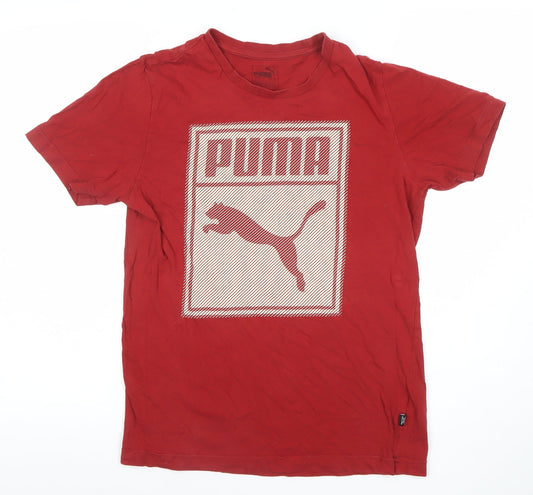 Mens UK Size S PUMA Red  T-Shirt