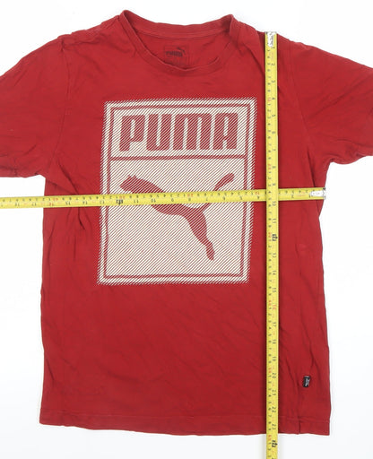 Mens UK Size S PUMA Red  T-Shirt