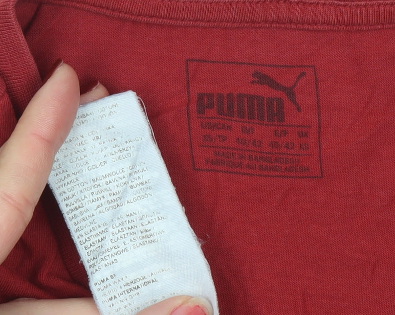 Mens UK Size S PUMA Red  T-Shirt