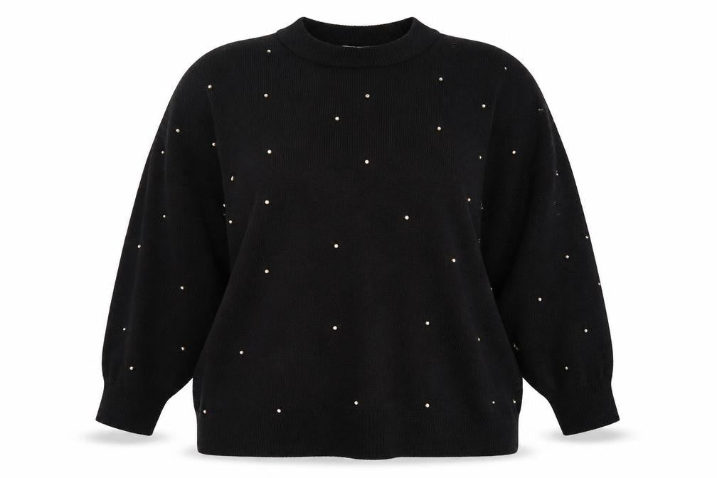 Womens UK Size 2XL H&M Black Pullover Jumper