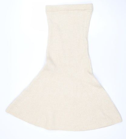 Womens UK Size XS H&M A-Line Knit Skirt