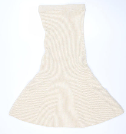 Womens UK Size XS H&M A-Line Knit Skirt