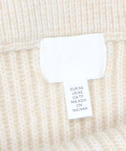 Womens UK Size XS H&M A-Line Knit Skirt