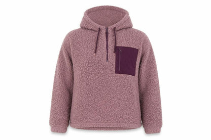 Womens UK Size 16 St. Bernard Purple Pullover Hoodie
