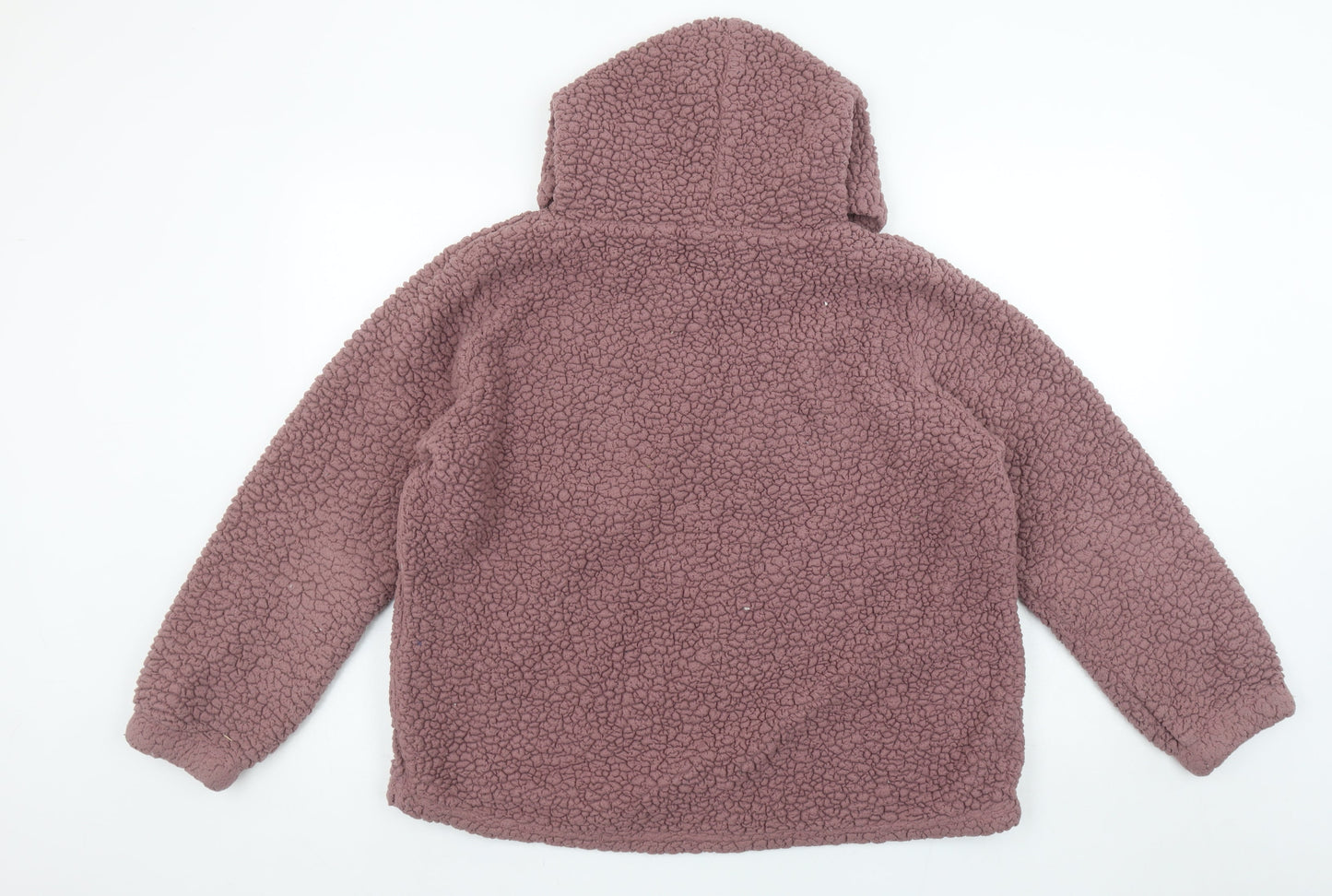 Womens UK Size 16 St. Bernard Purple Pullover Hoodie