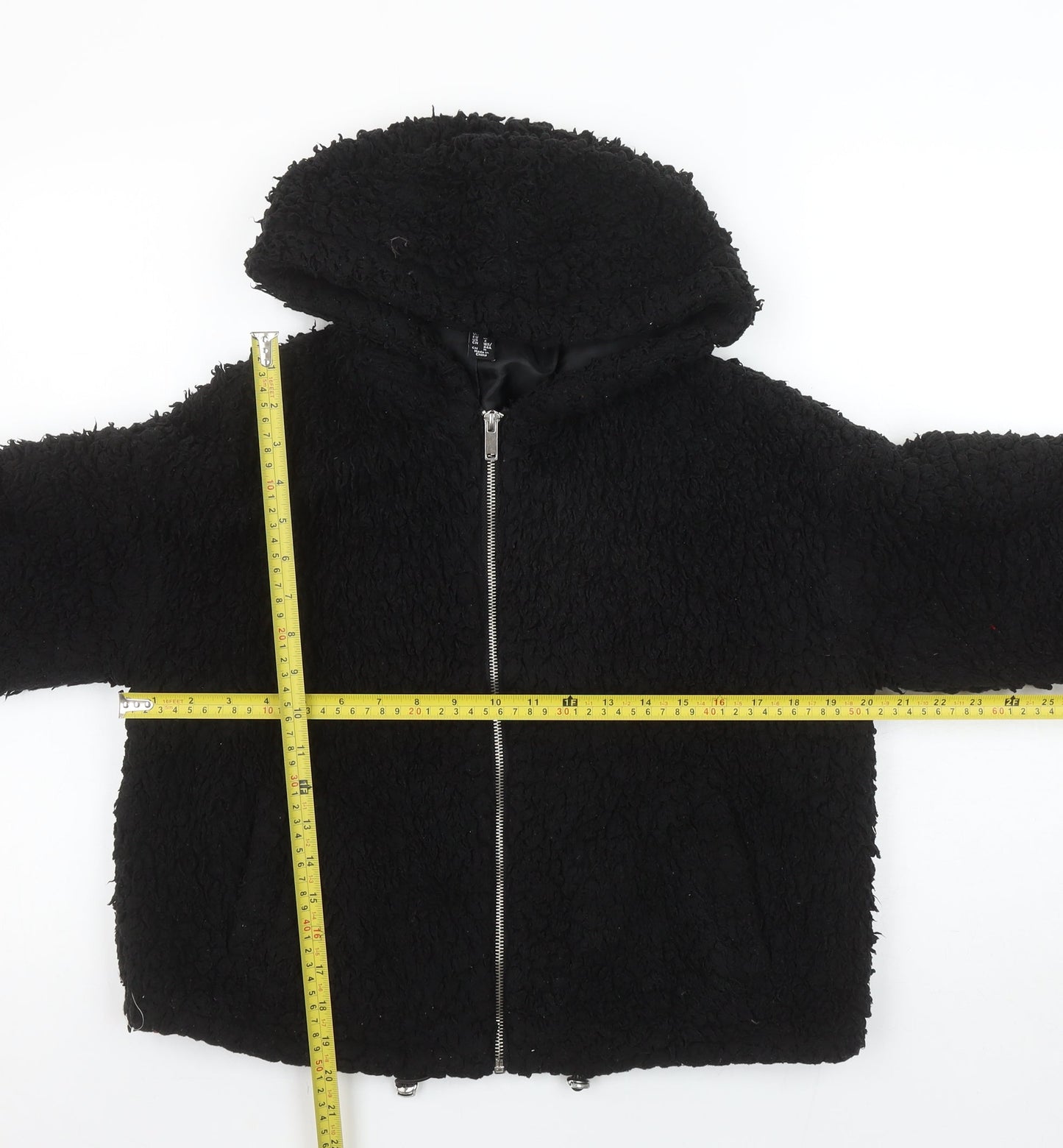Womens UK Size 8 New Look Black Puffer Jacket