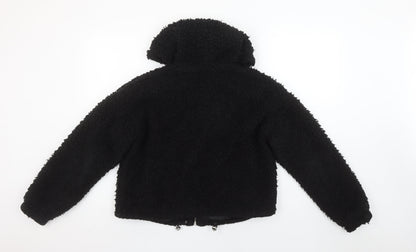Womens UK Size 8 New Look Black Puffer Jacket