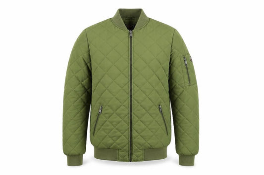 Mens UK Size S 1 Madison Expedition Green Bomber Jacket