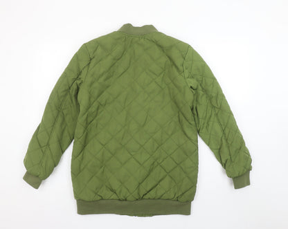 Mens UK Size S 1 Madison Expedition Green Bomber Jacket