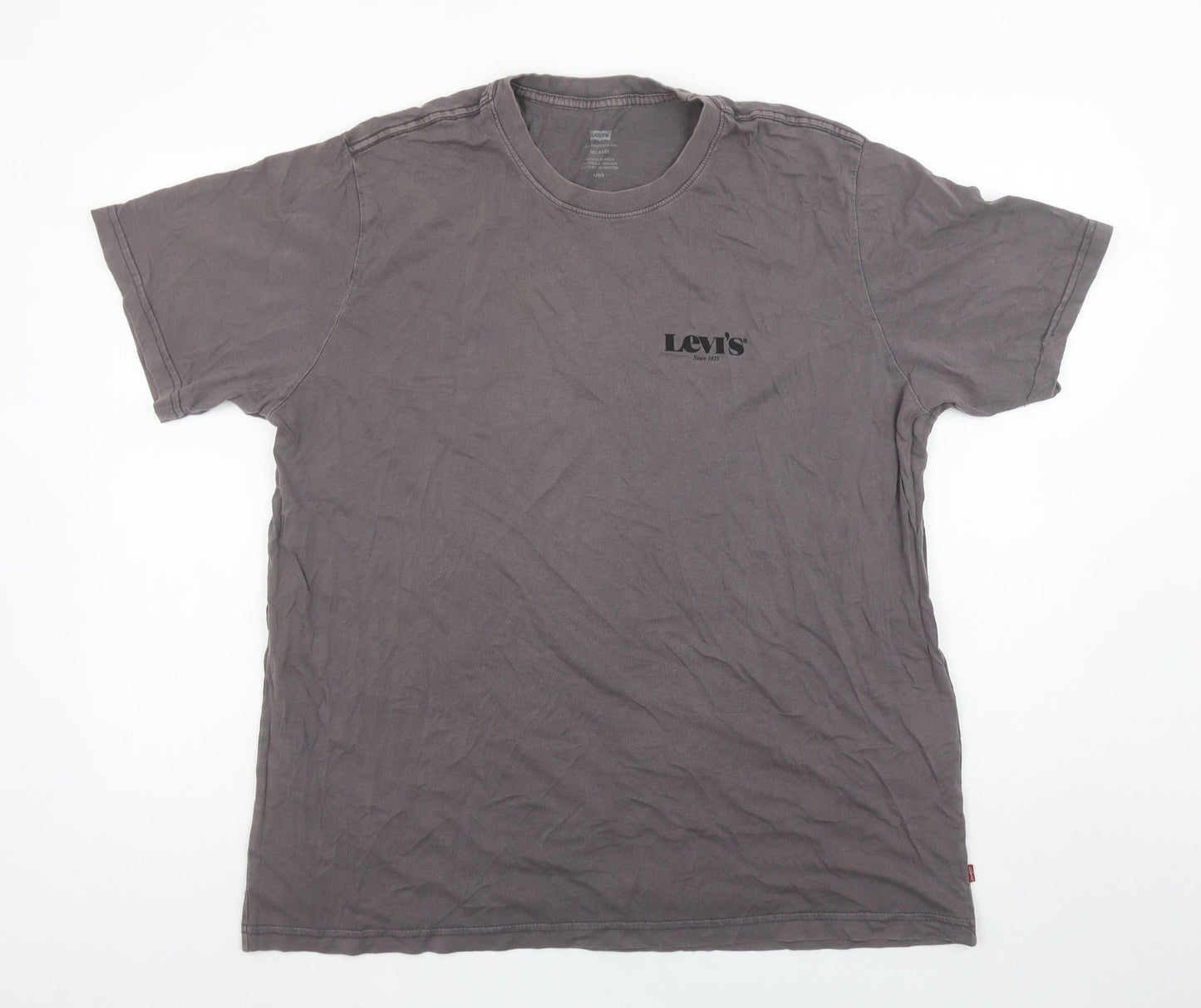 Mens UK Size L Levi's Grey  T-Shirt