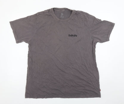 Mens UK Size L Levi's Grey  T-Shirt
