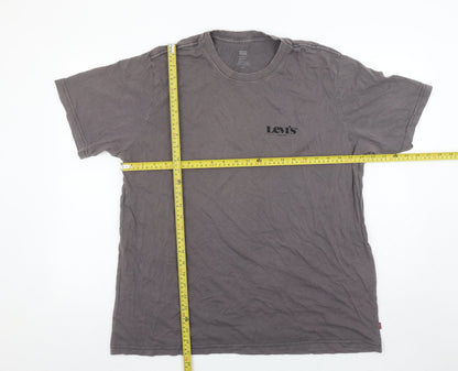 Mens UK Size L Levi's Grey  T-Shirt