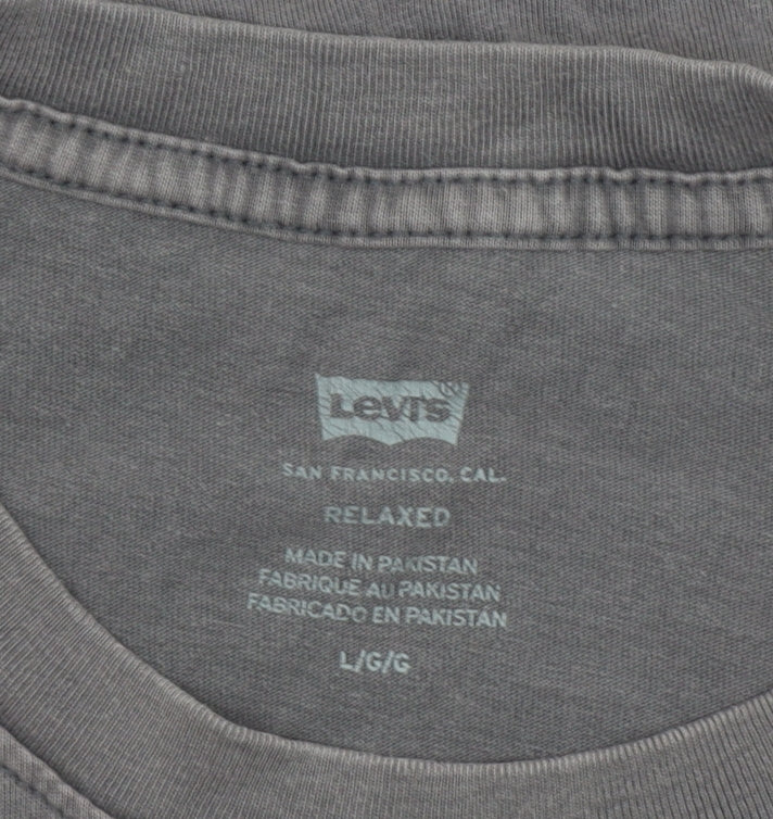 Mens UK Size L Levi's Grey  T-Shirt