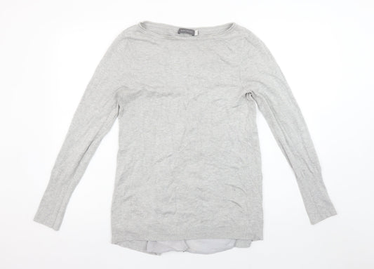 Womens UK Size 10 Mint Velvet Grey Pullover Jumper