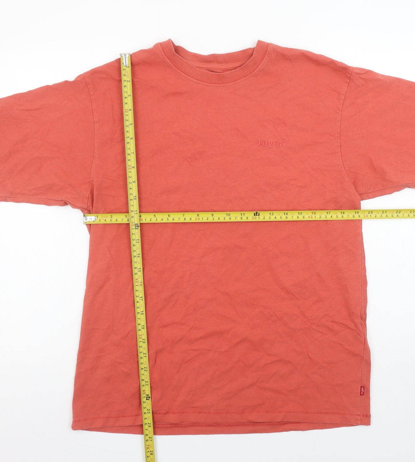Mens UK Size M Levi's Red  T-Shirt