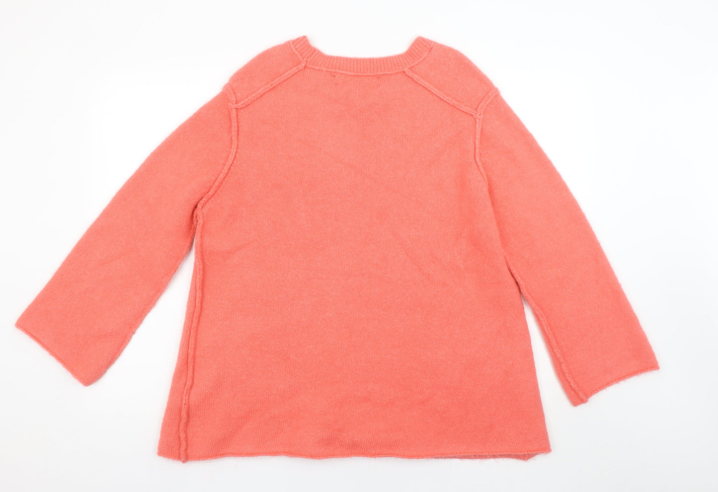 Womens UK Size 12 Zara Pink Pullover Jumper