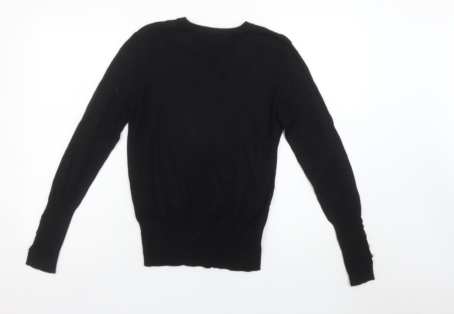 Womens UK Size 10 Sosandar Black Pullover Jumper