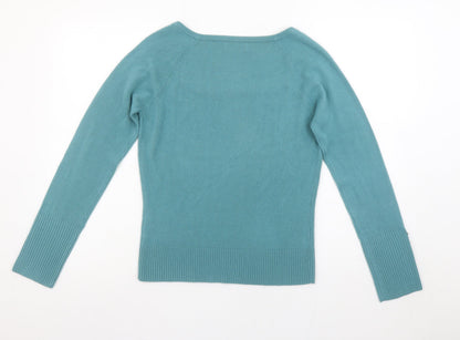 Womens UK Size 10 Marks and Spencer Blue Pullover Jumper