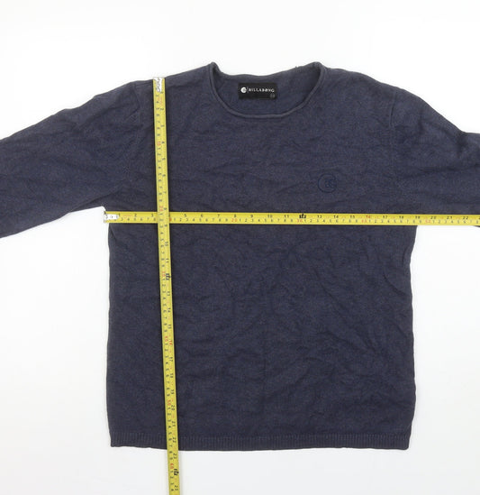 Mens UK Size XS Billabong Blue Pullover Jumper