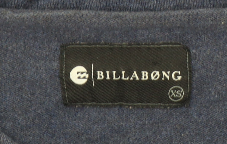 Mens UK Size XS Billabong Blue Pullover Jumper