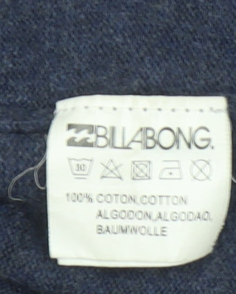 Mens UK Size XS Billabong Blue Pullover Jumper