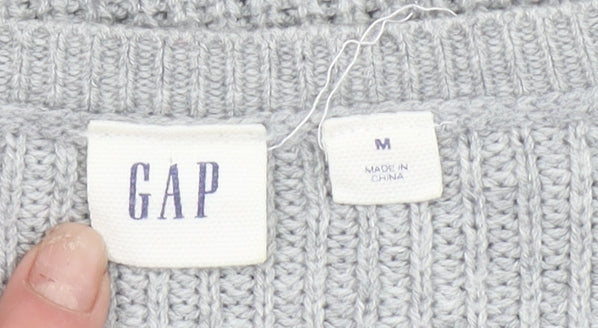 Womens UK Size M Gap Grey Pullover Jumper