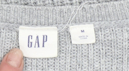 Womens UK Size M Gap Grey Pullover Jumper