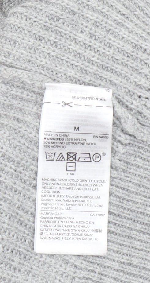 Womens UK Size M Gap Grey Pullover Jumper