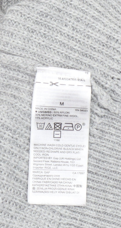 Womens UK Size M Gap Grey Pullover Jumper