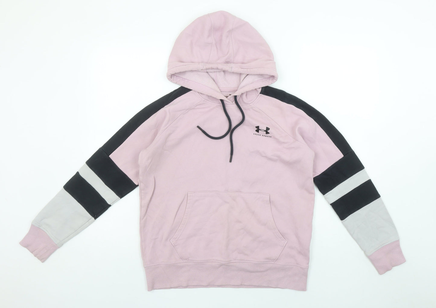 Womens UK Size XS Under armour Pink Pullover Hoodie