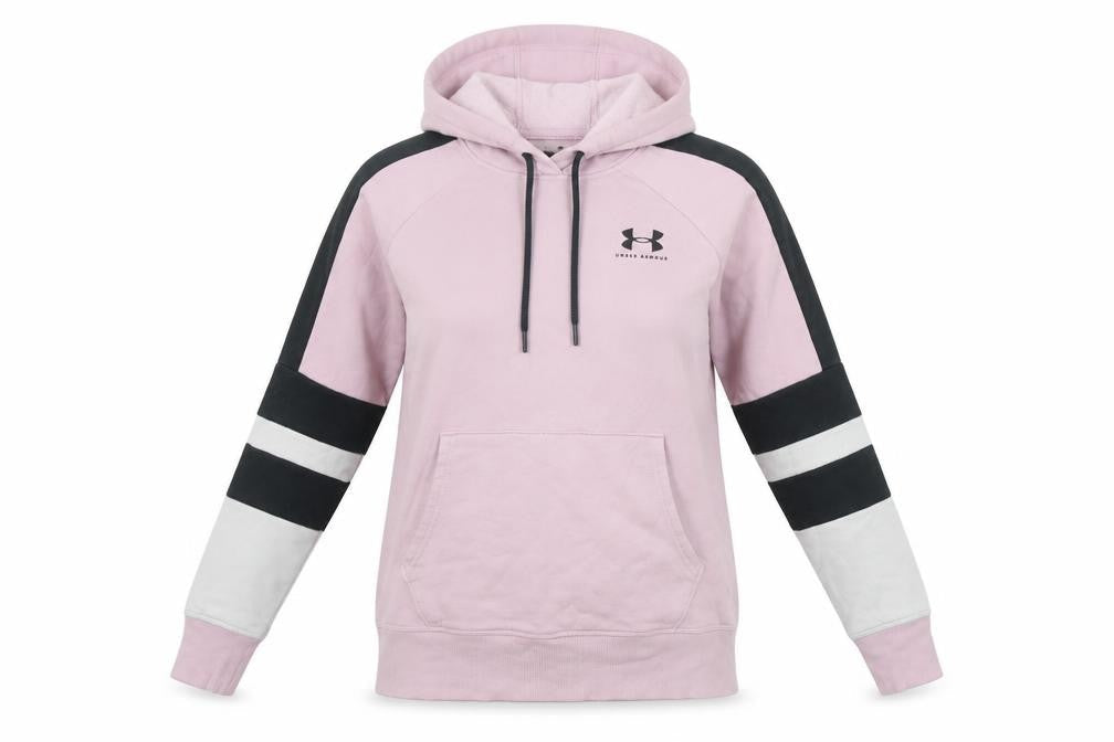 Womens UK Size XS Under armour Pink Pullover Hoodie