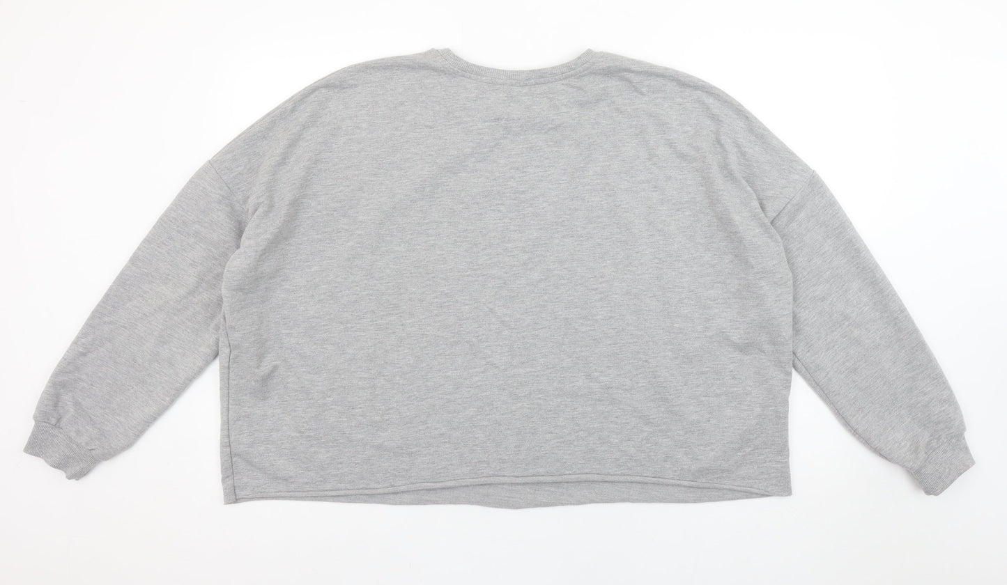 Womens UK Size XL Disney Grey Pullover Sweatshirt