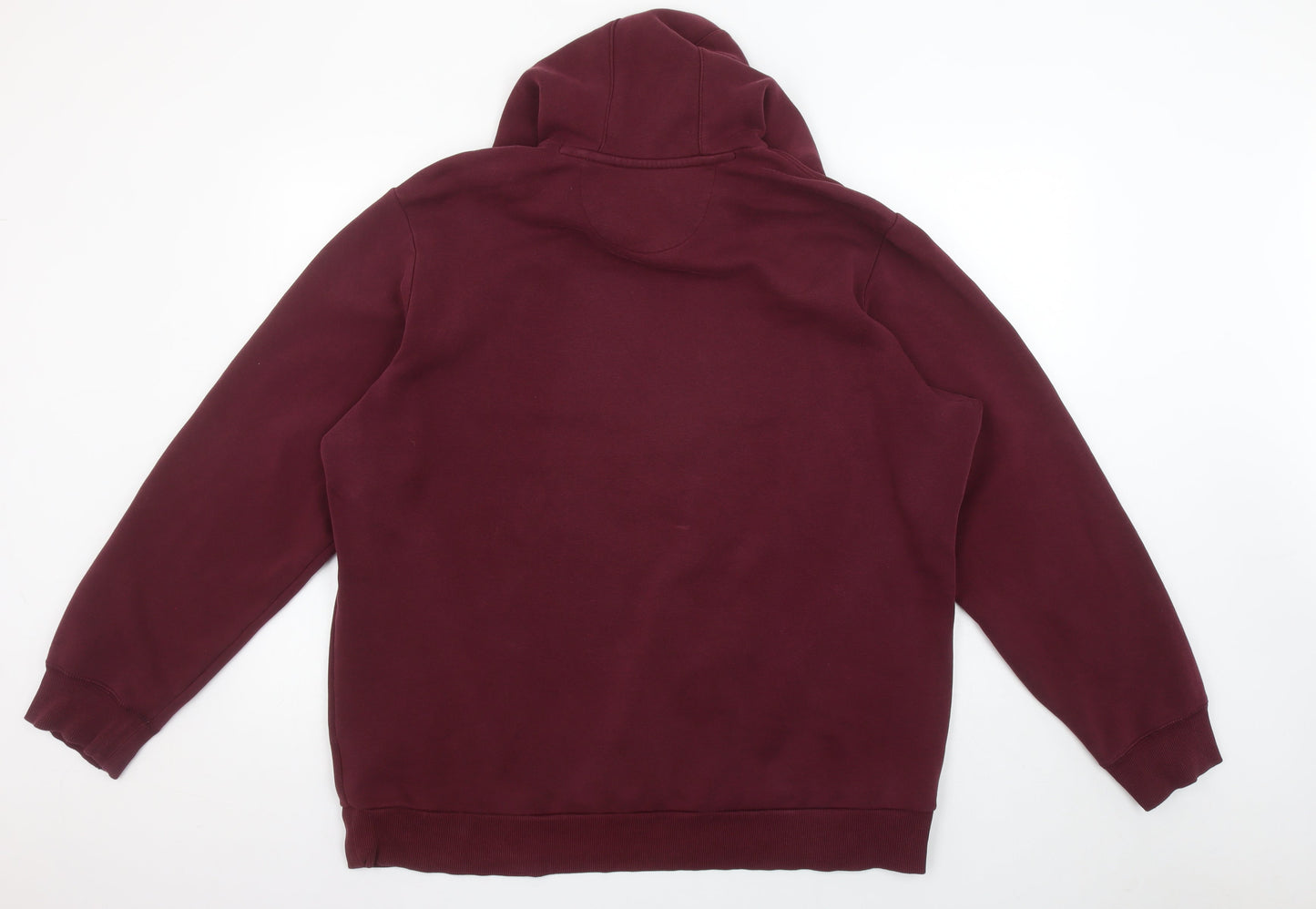 Womens UK Size XL adidas Red Pullover Hoodie