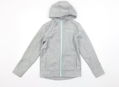 Boys UK Size 9-10 Years Mountain Warehouse Grey Soft Shell