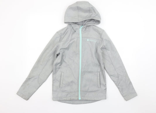 Boys UK Size 9-10 Years Mountain Warehouse Grey Soft Shell