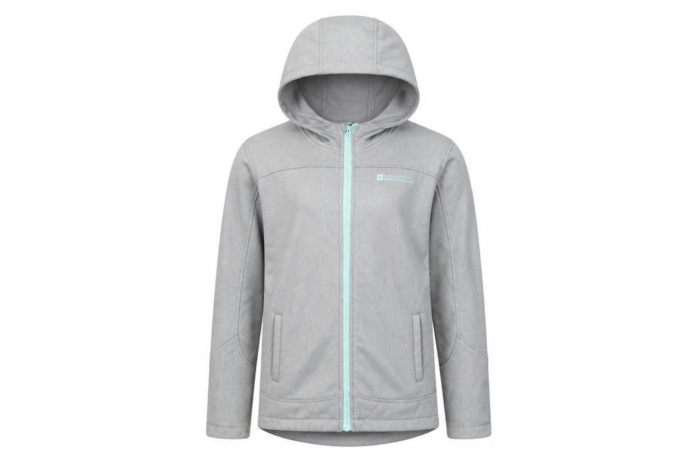 Boys UK Size 9-10 Years Mountain Warehouse Grey Soft Shell