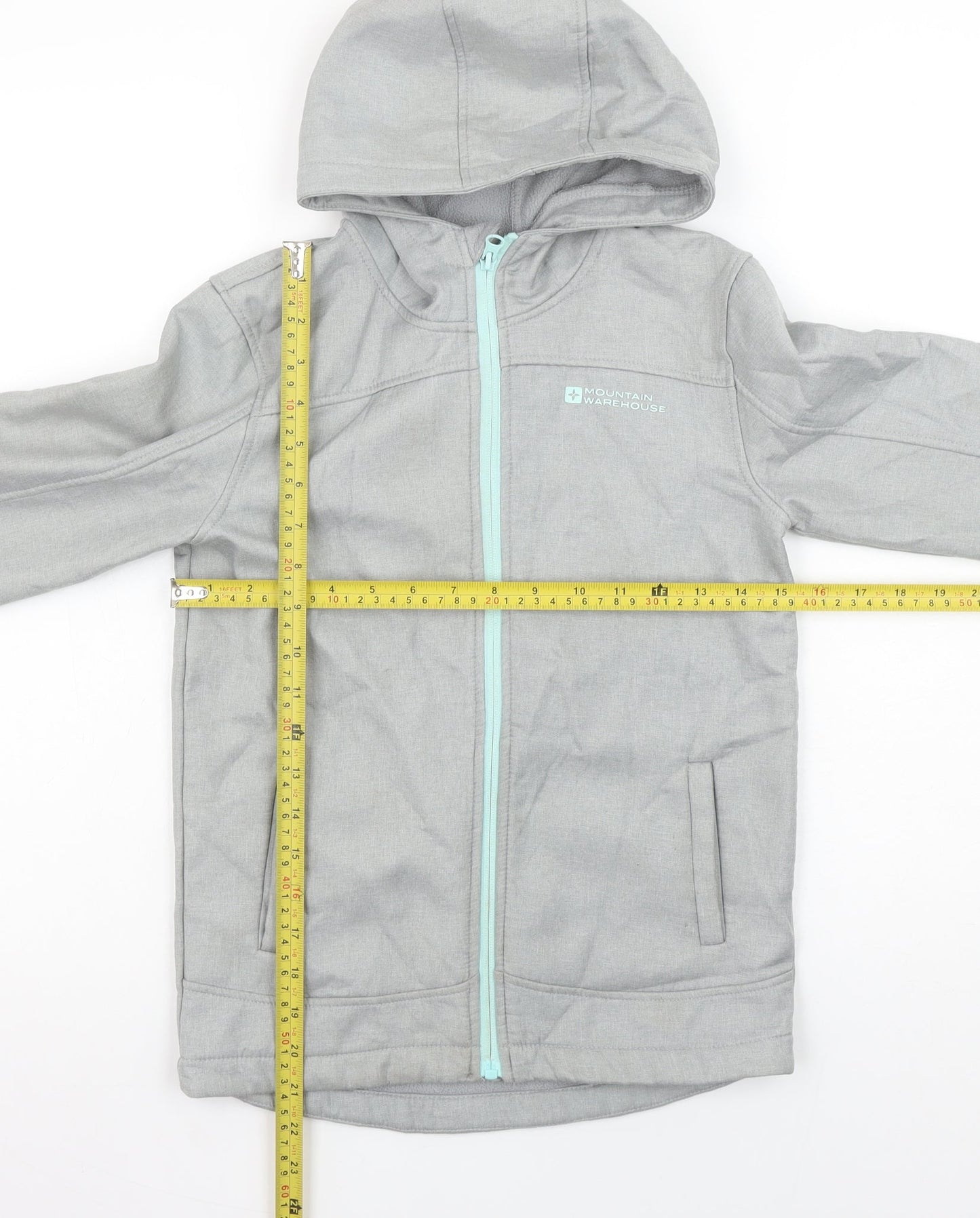 Boys UK Size 9-10 Years Mountain Warehouse Grey Soft Shell