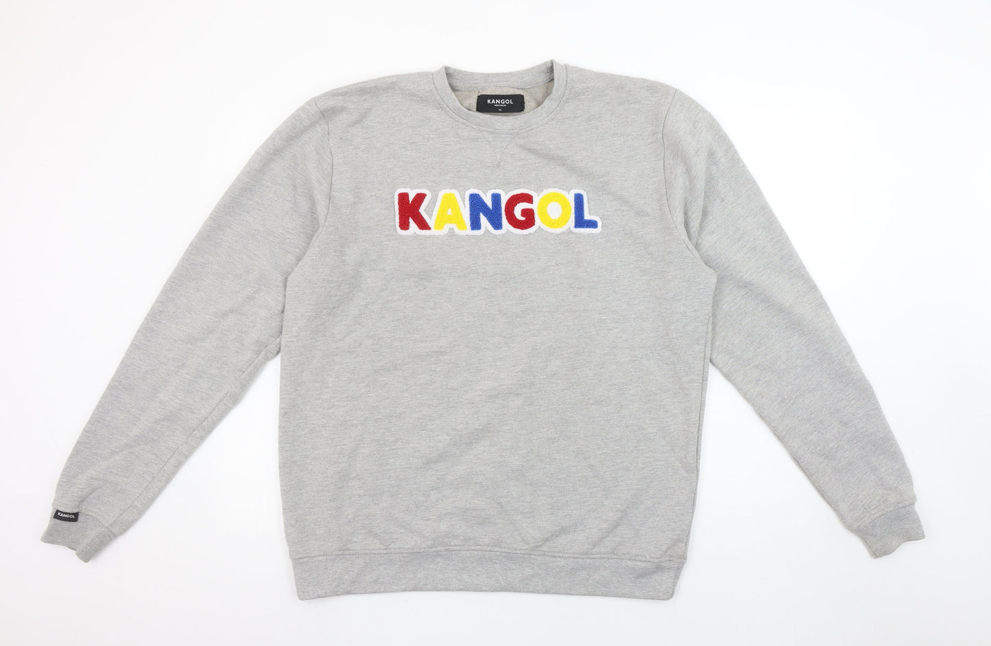 Unisex Adults UK Size XL Kangol Grey Pullover Sweatshirt