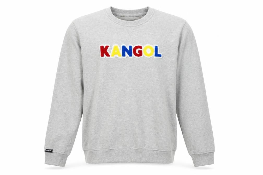 Unisex Adults UK Size XL Kangol Grey Pullover Sweatshirt