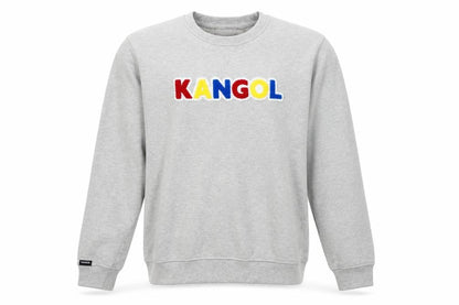 Unisex Adults UK Size XL Kangol Grey Pullover Sweatshirt